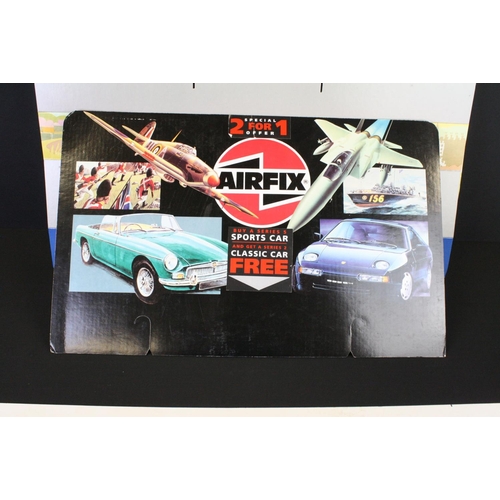 362 - Shop Display - Three card display advertising signs to include The Corgi Collection, Airfix and a la... 