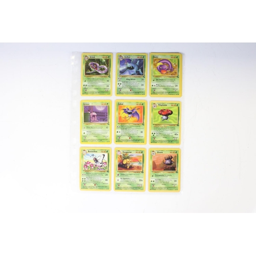 566 - Pokémon Trading Cards - Collection of Wizards Of The Coast Pokemon Cards featuring Jungle Set, Base ... 