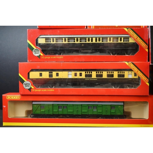 158 - Collection of boxed OO gauge items of rolling stock to include 13 x Hornby featuring R6279 3 Assorte... 