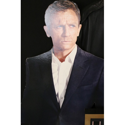 396 - James Bond Collectibles to include Event! James Bond Die Another Day Cast & Crew Leather Jacket (XL)... 