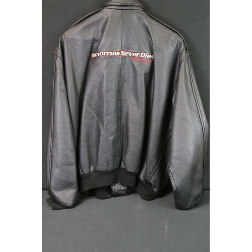 396 - James Bond Collectibles to include Event! James Bond Die Another Day Cast & Crew Leather Jacket (XL)... 