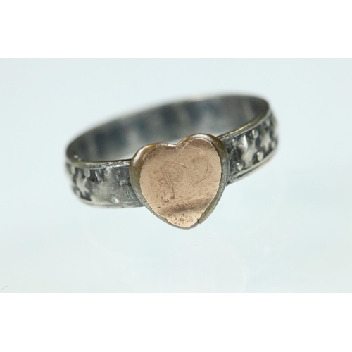 111 - Orange topaz white metal ring, the round mixed cut topaz diameter approx 8mm, claw set, tapered shou... 