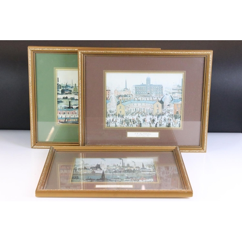 138 - L S Lowry RA (1887 - 1976) - Three colour prints to include 'Industrial Landscape 1950', 'Industrial... 