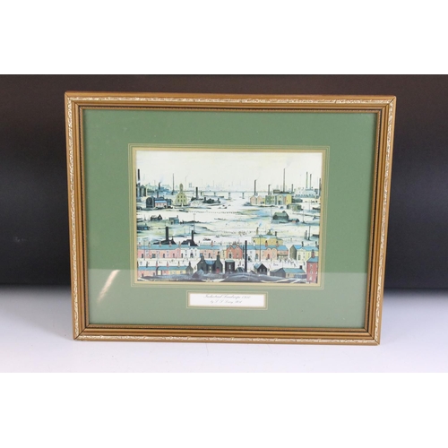 138 - L S Lowry RA (1887 - 1976) - Three colour prints to include 'Industrial Landscape 1950', 'Industrial... 