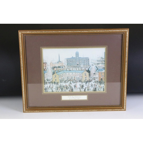 138 - L S Lowry RA (1887 - 1976) - Three colour prints to include 'Industrial Landscape 1950', 'Industrial... 