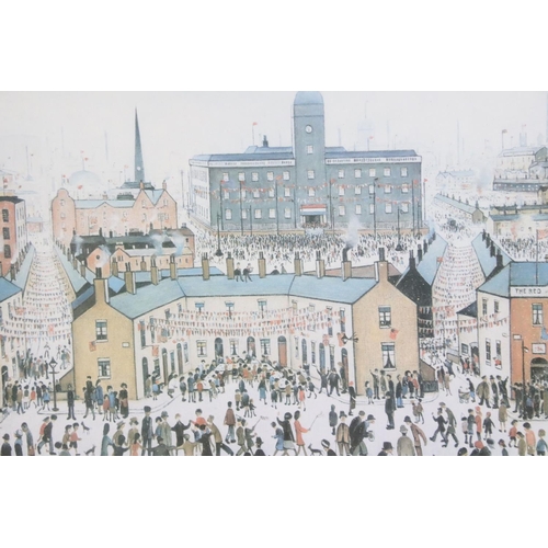 138 - L S Lowry RA (1887 - 1976) - Three colour prints to include 'Industrial Landscape 1950', 'Industrial... 