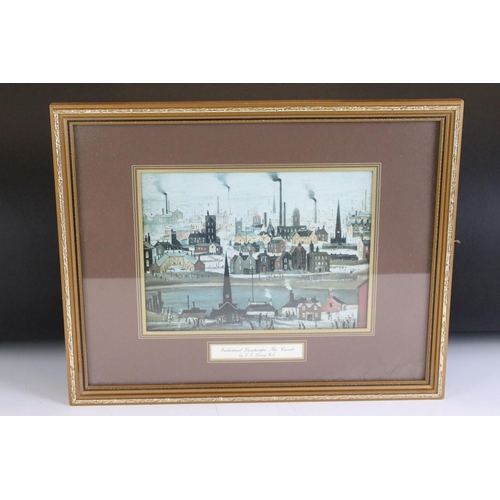 138 - L S Lowry RA (1887 - 1976) - Three colour prints to include 'Industrial Landscape 1950', 'Industrial... 