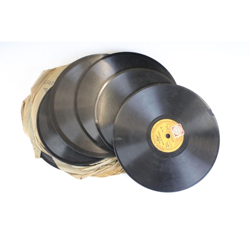 160 - German Bingola I tinplate clockwork polyphon / gramophone (approx 18cm long), with key and two assoc... 