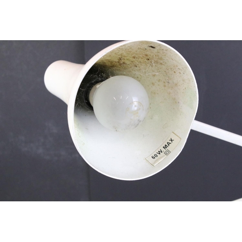 162 - Mid 20th C 'Anglepoise Lighting Ltd' Model 90 white enamel anglepoise lamp
