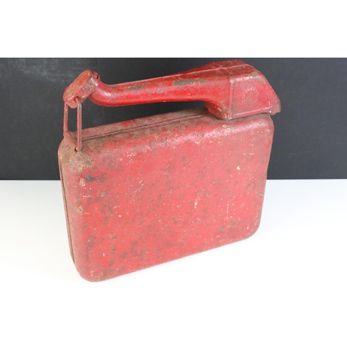 165 - Petroliana - A Shell red oil can, Elephant shape, with fold-out 'nozzle', approx 31.5cm wide