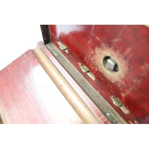 172 - Nicole Freres 19th Century Part Overture Swiss music box having a paper label to inside of the lid i... 