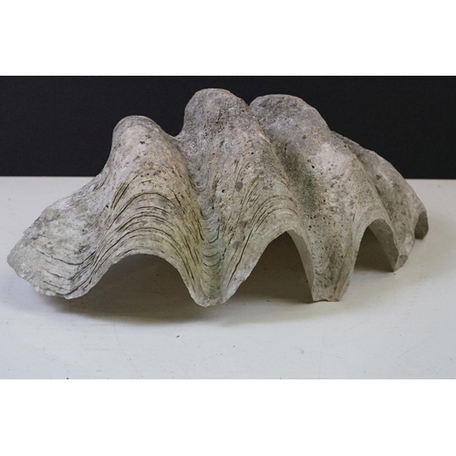 170 - Pair of South Pacific large giant clam shells ( Tridacna Gigas )measuring 56cm across