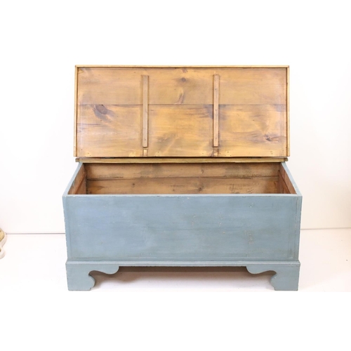 516 - Large Victorian blanket box, 105cm long x 48cm high