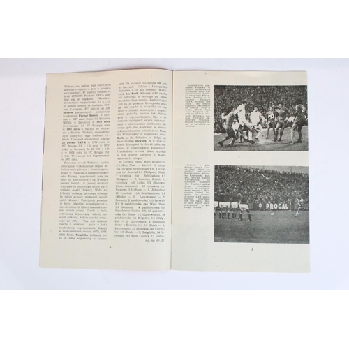 548 - Football Programmes - 16 Liverpool European away fixture programmes from 1960s to 1980s to include v... 