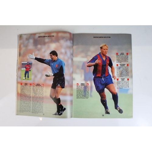 552 - Football Programmes - Three European Cup Final programmes to include 1991, 1992 & 1993, all vg with ... 