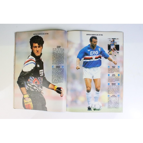 552 - Football Programmes - Three European Cup Final programmes to include 1991, 1992 & 1993, all vg with ... 