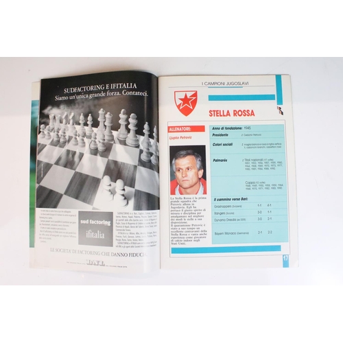 552 - Football Programmes - Three European Cup Final programmes to include 1991, 1992 & 1993, all vg with ... 