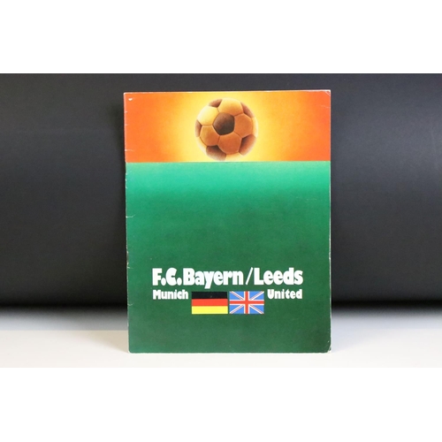 554 - Football Programmes - 1975 European Cup Final football programme Bayern Munich v Leeds United played... 