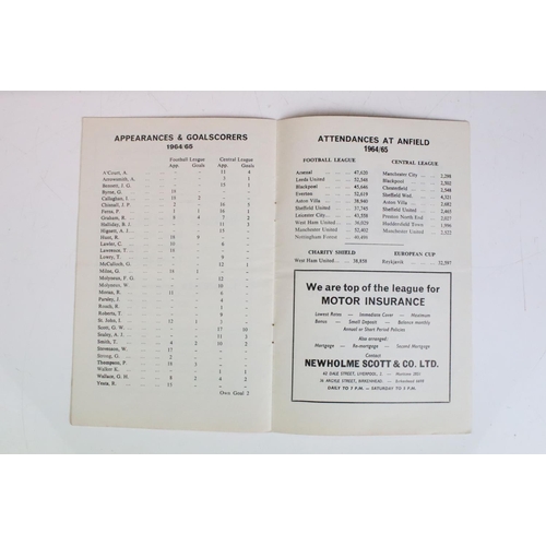 557 - Football Programmes - Large collection of home Liverpool programmes from 1964 to present day, all fe... 