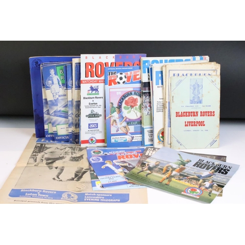 559 - Blackburn Rovers football programmes 1950 onwards, approx 70 programmes, 12 x 1950s, 12 x 1960s and ... 