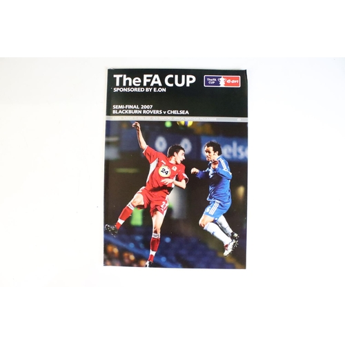 560 - Collection of Cup semi final football programmes mainly from the 1960s onwards. Comprises FA Cup, Le... 