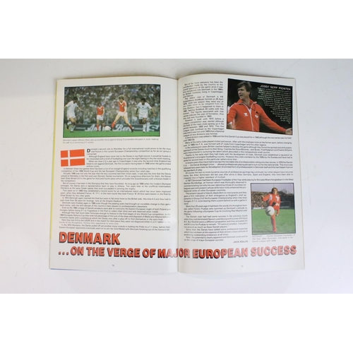 564 - Football programmes over 40 England homes from 1966-86 all smaller sized programmes with slight dupl... 