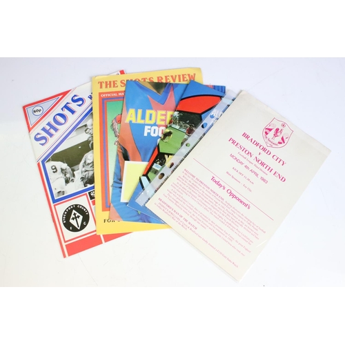 568 - 1960s onwards football programmes over 180 items A-M, includes approx 180 programmes, from 40 differ... 