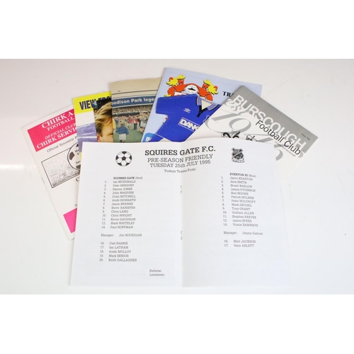 573 - Everton FC Miscellany, obscure friendlies, non run of the mill programmes and oddments, tickets etc.... 