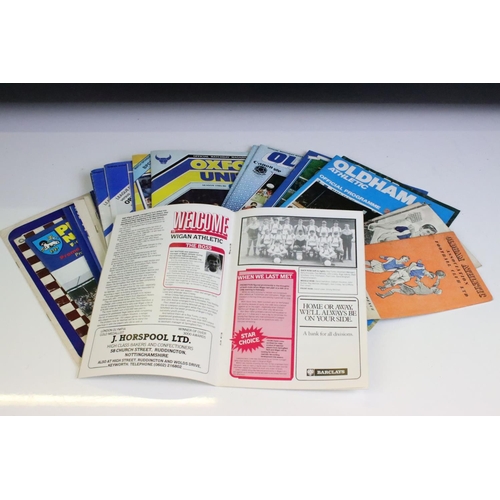 574 - 1960s onwards football programmes over 200 items M-Y, includes over 200 programmes from over 40 diff... 