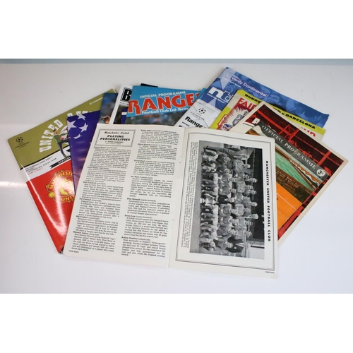 577 - Collection of 110 British clubs in European competition, football programmes from both the UK and ov... 