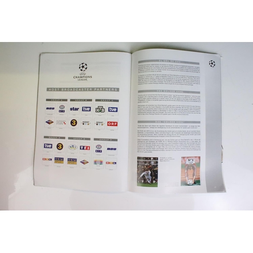 578 - Football Programmes - Complete run of Champions League Final programmes from 1999 to 2023, 25 progra... 