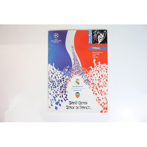 578 - Football Programmes - Complete run of Champions League Final programmes from 1999 to 2023, 25 progra... 