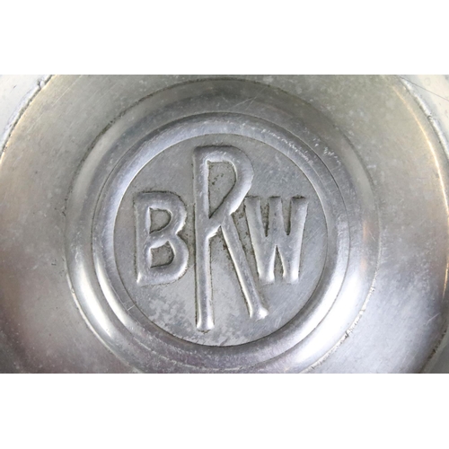 163 - British Railways - A British Railways carriage mirror (40.5cm wide), 1970's Chloride torch, ashtray ... 