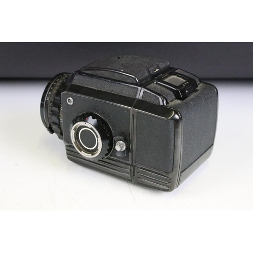 190 - Single lens reflex, medium format Bronica Zansa Camera together with 75mm f/2.8 lens