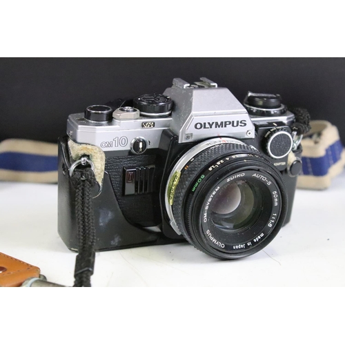 191 - Cameras and Equipment - including Olympus OM-System Zuiko Auto-T 135mm 1:35 Fixed Lens, Ensinor 135m... 