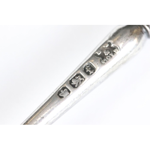 220 - A small collection of mixed sterling silver to include a money clip, sugar tongs and two forks one h... 