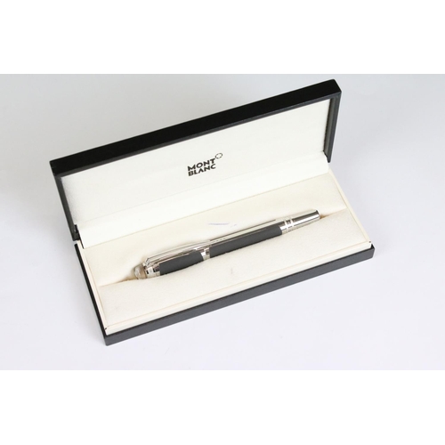 232 - A Mont Blanc rollerball pen complete with display case.