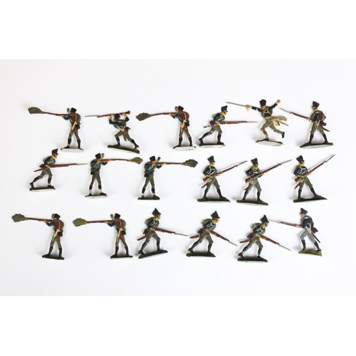 251 - A set of miniature hand painted lead soldiers.