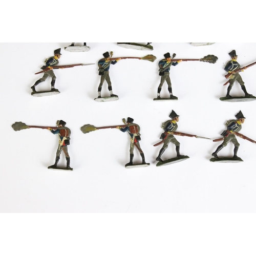 251 - A set of miniature hand painted lead soldiers.