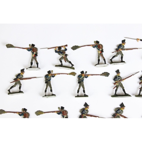 251 - A set of miniature hand painted lead soldiers.