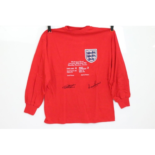 607 - Toffs England Official Replica 1966 England Football Jersey / Shirt with embroidered match and score... 