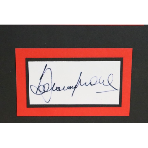 608 - 1966 England World Cup interest - Autographed / Signed Coloured Photograph of Bobby Moore, 6