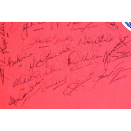 609 - England World Cup 1966 Replica Shirt / Jersey signed by twenty one members of the squad including Ma... 