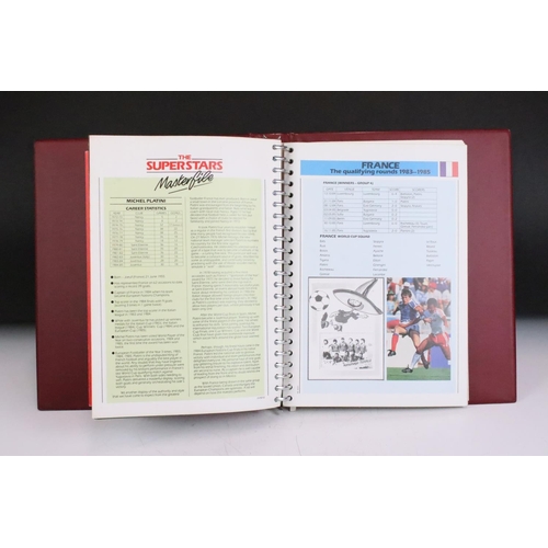 611 - ' The World Cup Masterfile ' Album with twenty four World Cup Football First Day Issues including an... 