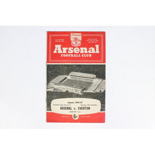 618 - 1960s Football Programmes over 100, very good to mint 1960s, good spread of seasons and at least hal... 