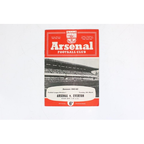 618 - 1960s Football Programmes over 100, very good to mint 1960s, good spread of seasons and at least hal... 