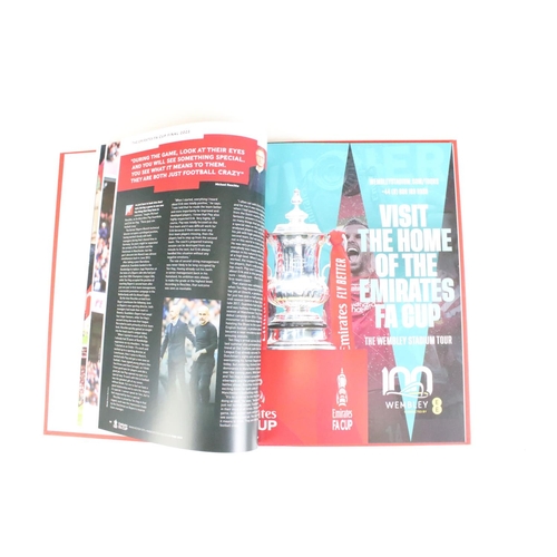 625 - Hardback 2023 FA Cup Final Manchester City Vs Manchester United. Very scarce limited edition footbal... 