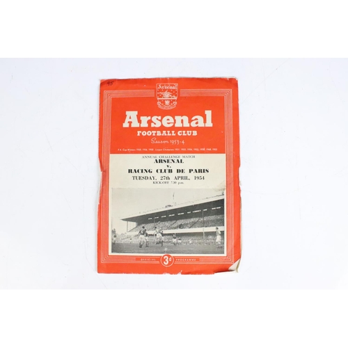 630 - A collection of 104 1950s football programmes, including Chelsea Vs Tottenham 1950/1 scarce 4 page i... 