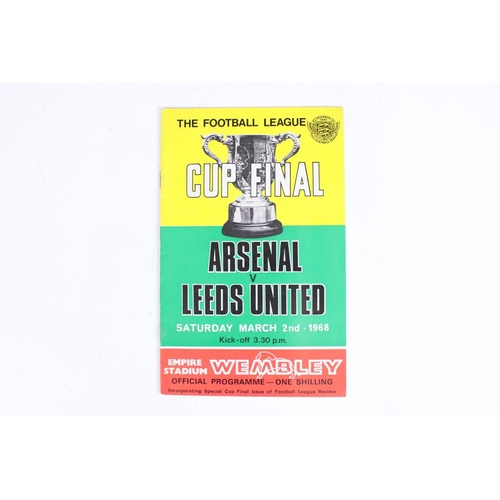 631 - Football Programmes - A run of League Cup Final football programmes from 1967 to 1985 including repl... 