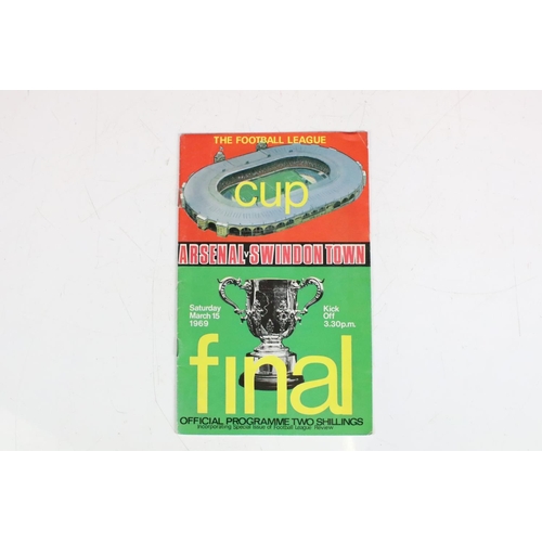 631 - Football Programmes - A run of League Cup Final football programmes from 1967 to 1985 including repl... 